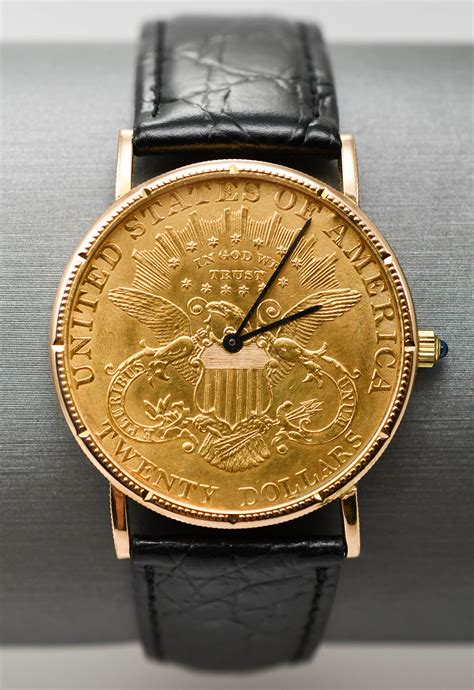 corum gold coin watch